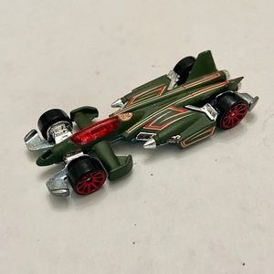 Vintage Hotwheels-Mattel Inc. 2000 Jet Threat (Dark Green)